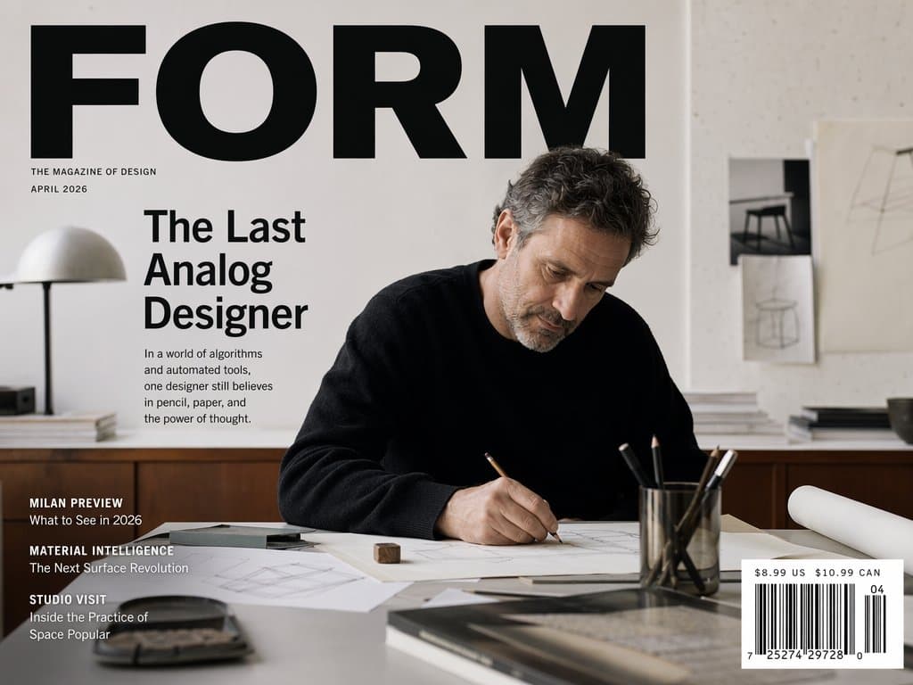 Fictional Design Magazine Cover preview