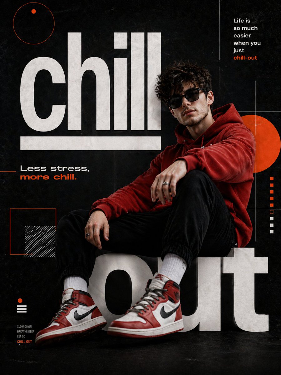 Chill-out Cinematic Poster - AI image template preview