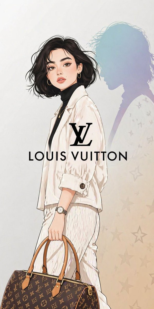 Luxury Fashion Illustration - AI image template preview