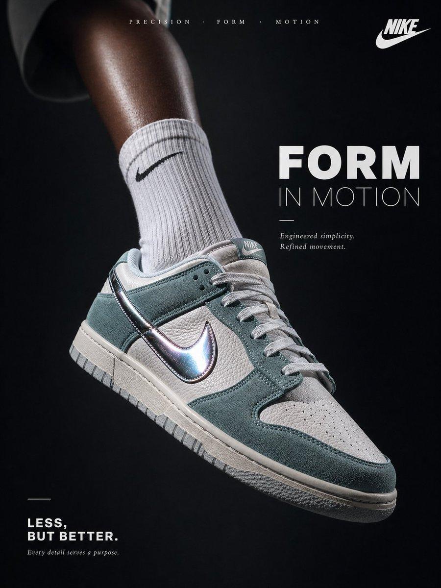 Luxury Minimalist Footwear Ad - AI image template preview