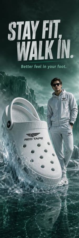 Creative Footwear Concept Ad preview