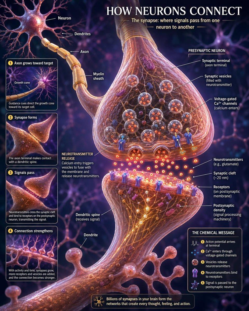 Neurons connection visualization - AI image template preview