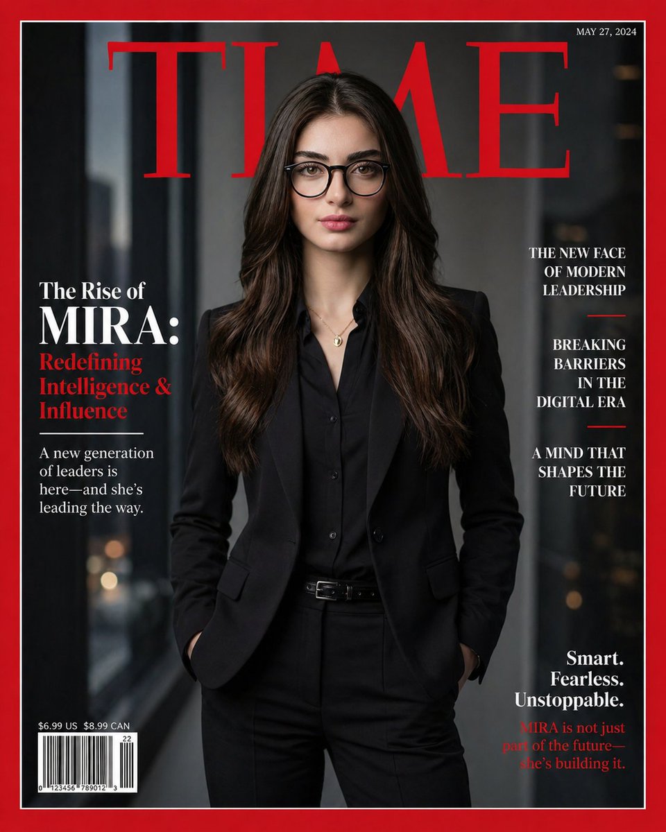 Personalized TIME magazine cover - AI image template preview