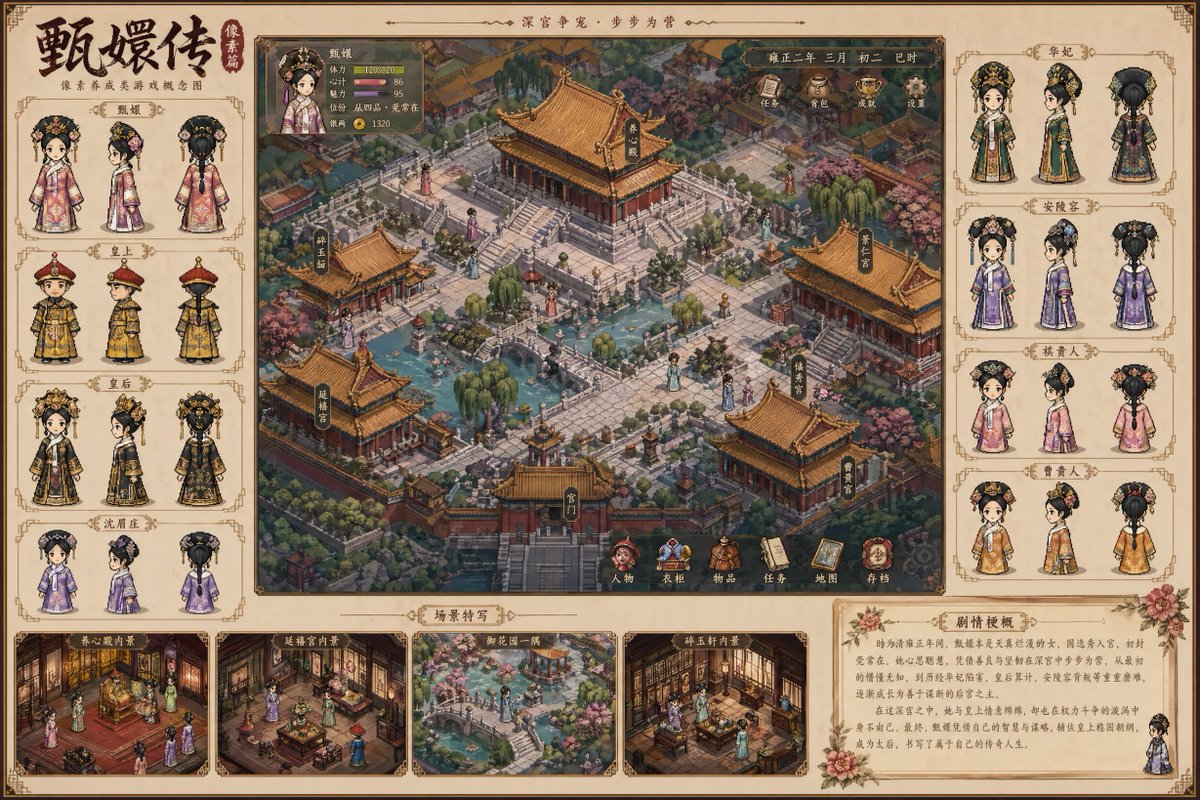 Historical drama pixel art concept - AI image template preview