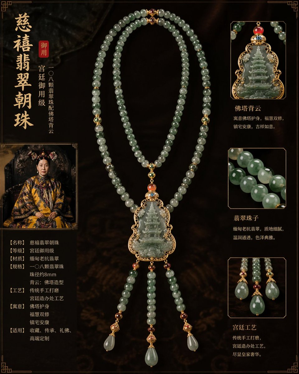 Imperial jewelry design prompt - AI image template preview