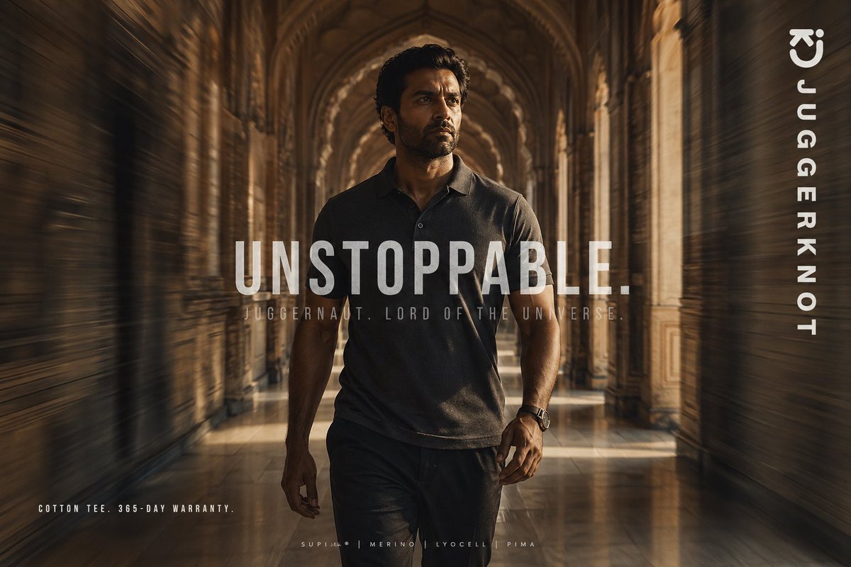 Luxury Tee Campaign Poster - AI image template preview