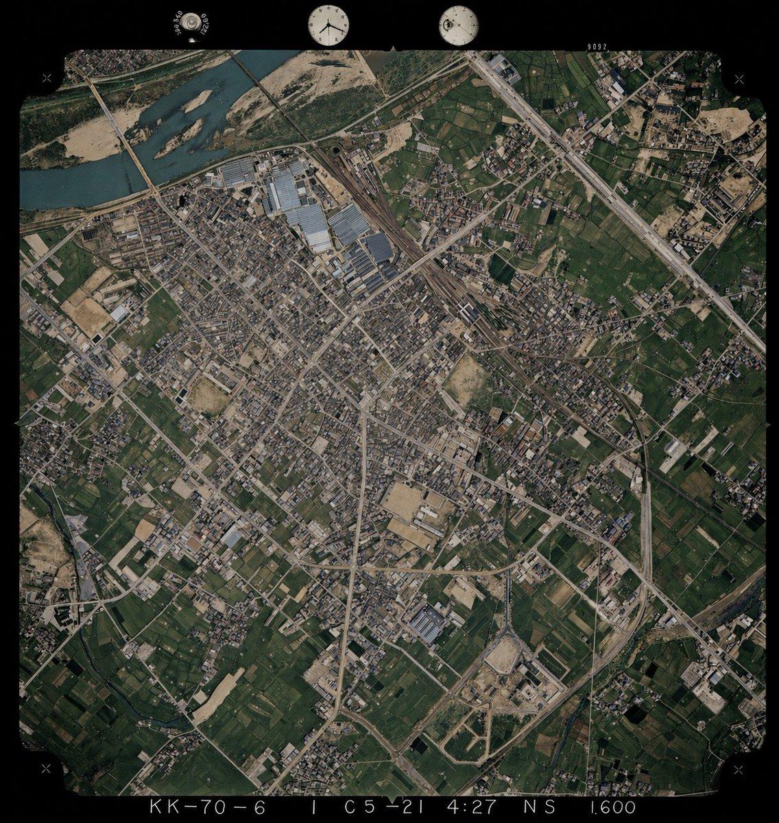 Colorize Historical Aerial Photo - AI image template preview