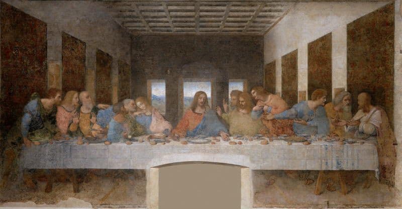 Clean Photo of The Last Supper Fresco - AI image template preview