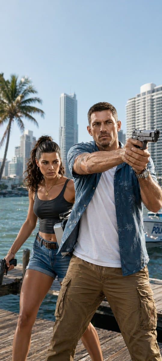 Miami Dock Action Movie Still preview