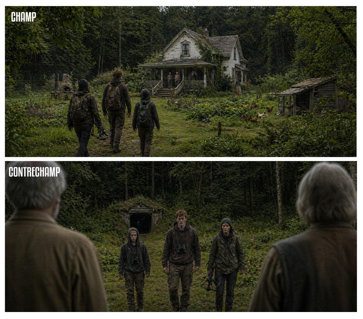 Cinematic Champ/Contrechamp Diptych preview