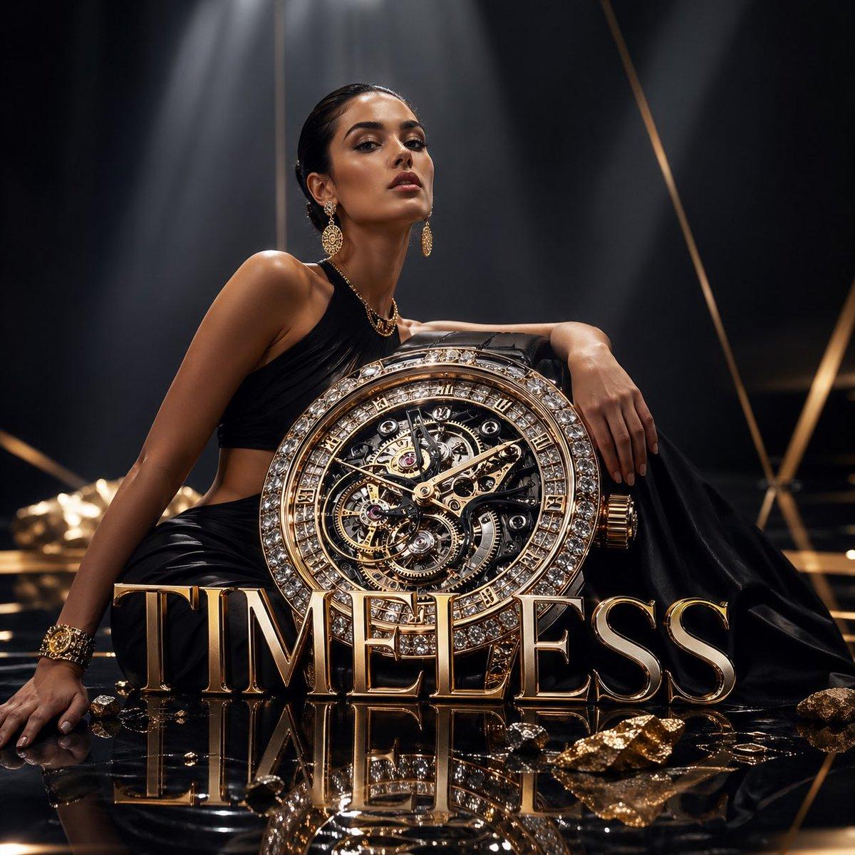 Luxury Watch Fashion Ad - AI image template preview