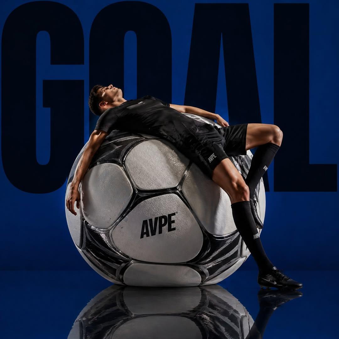 Professional Sports Campaign Portrait - AI image template preview