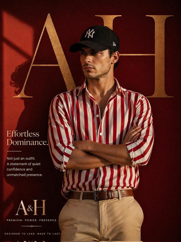 Luxury Fashion Brand Ad - AI image template preview