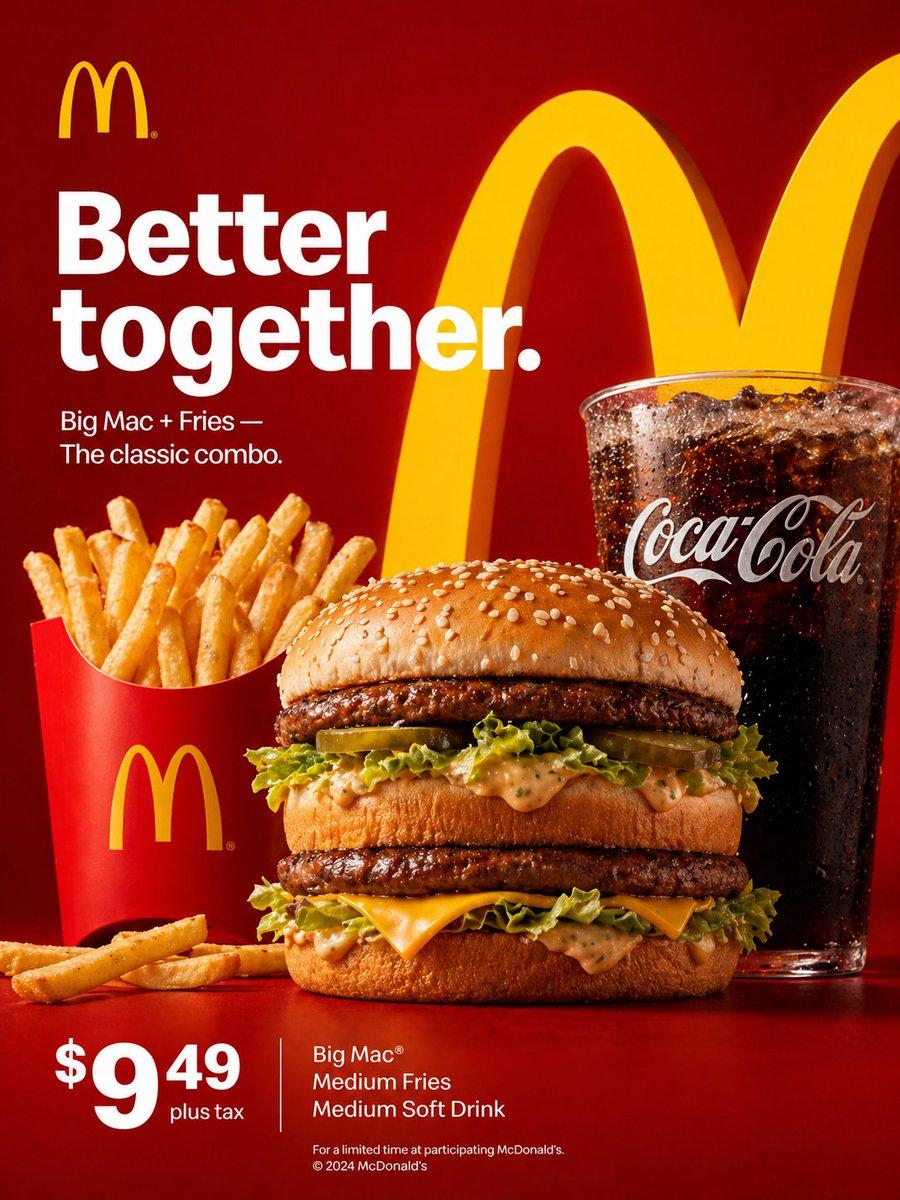McDonald's Advertisement Prompt - AI image template preview