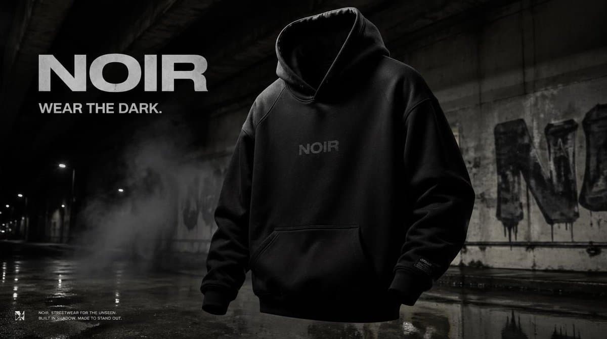 Streetwear Campaign Poster Prompt - AI image template preview