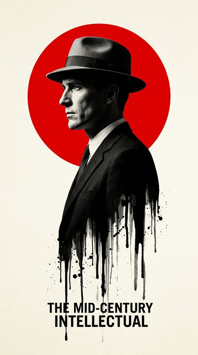 Noir Melting Ink Poster - AI image template preview