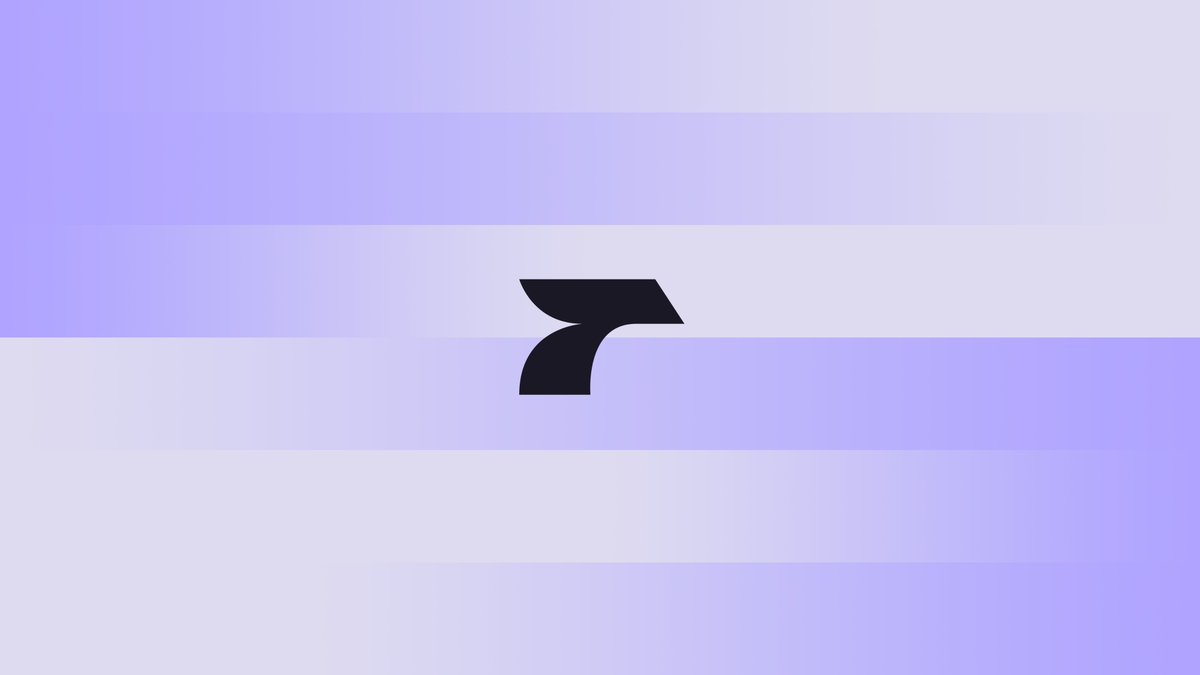 Minimal Abstract Tech Logo Poster - AI image template preview