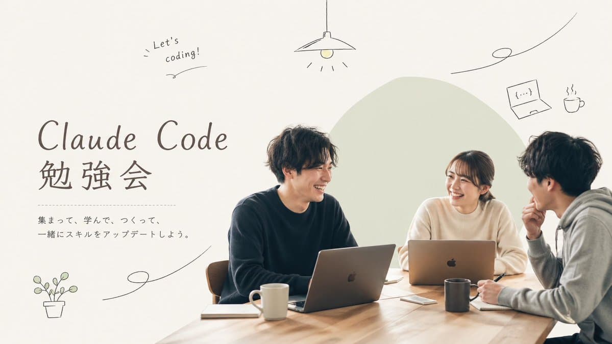 Minimal Coding Study Group Poster - AI image template preview