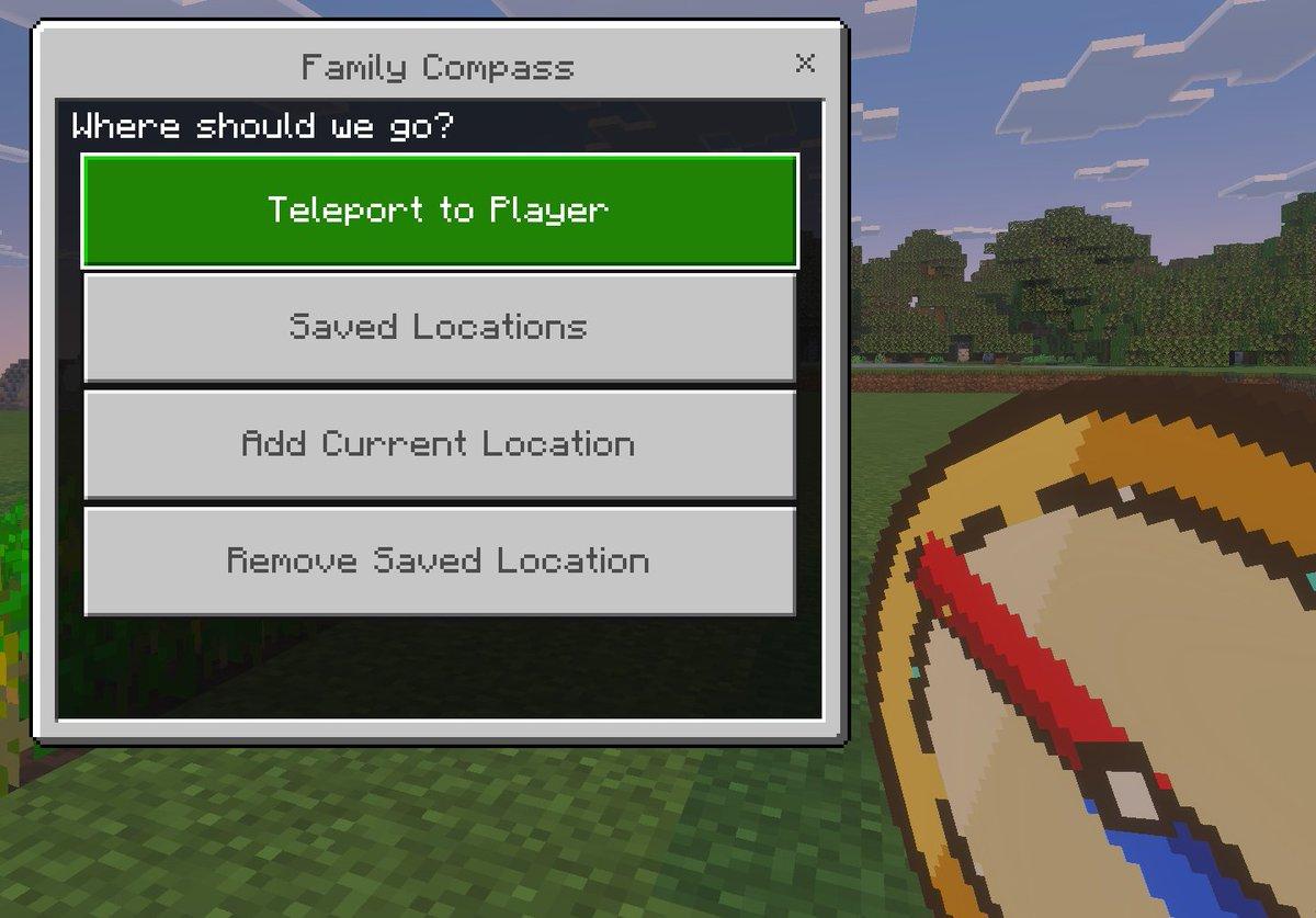Minecraft Family Compass UI - AI image template preview