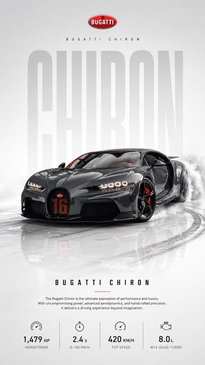 Automotive poster transformation prompt - AI image template preview