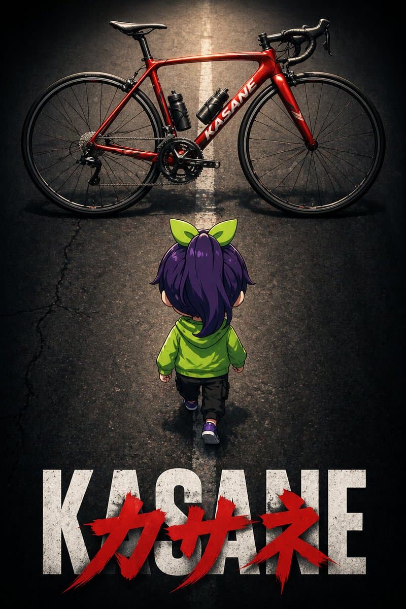 Dramatic Chibi Anime Poster - AI image template preview