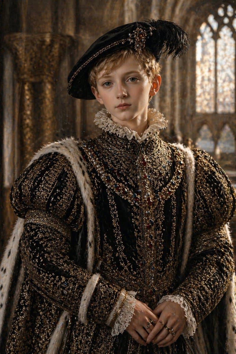 Cinematic Tudor Noble Portrait - AI image template preview