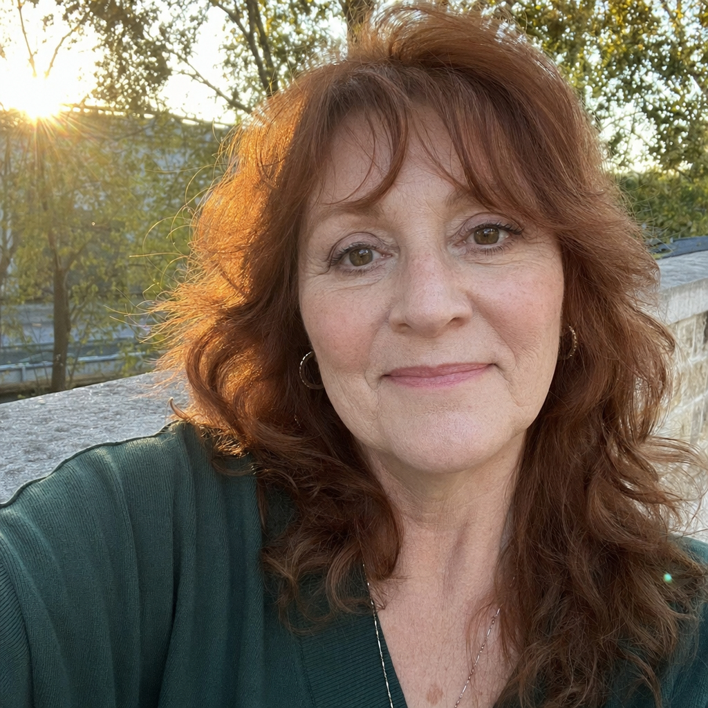 Golden Hour Organic Outdoor Selfie - AI image template preview