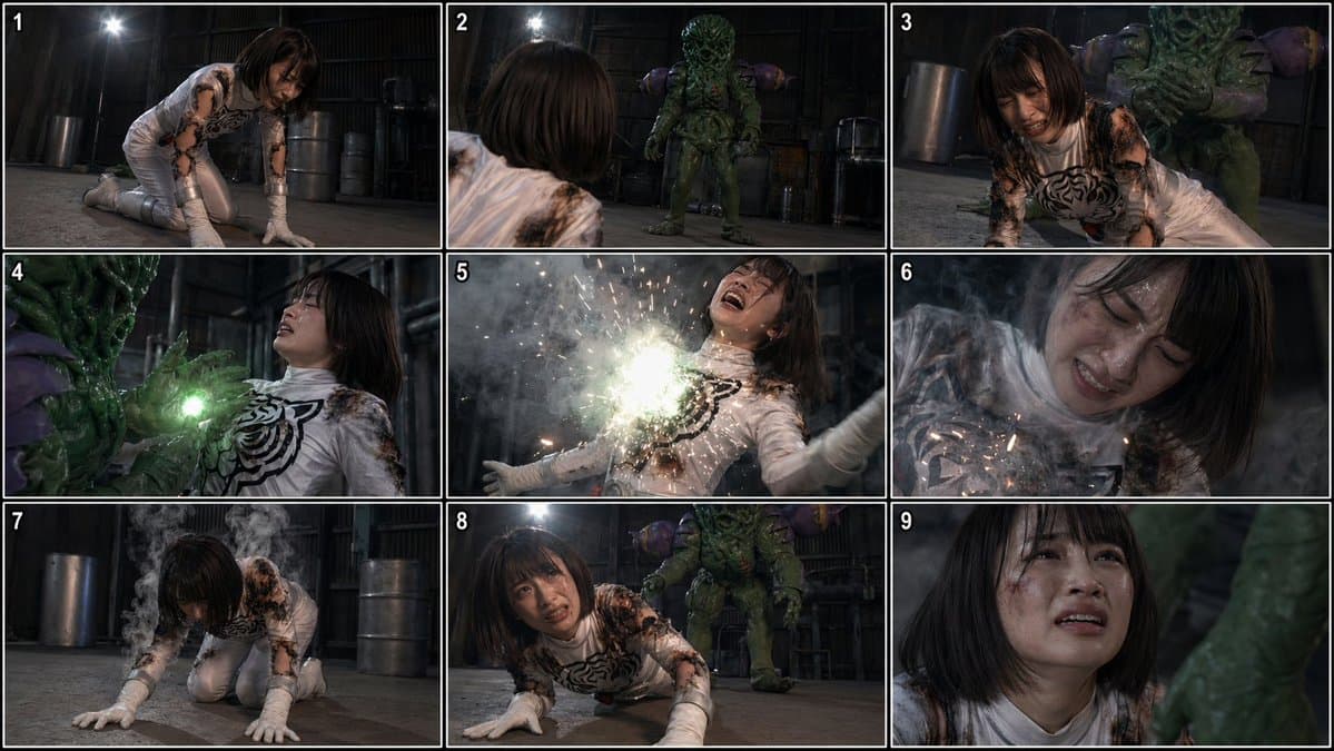 Superheroine Peril Storyboard Grid - AI image template preview