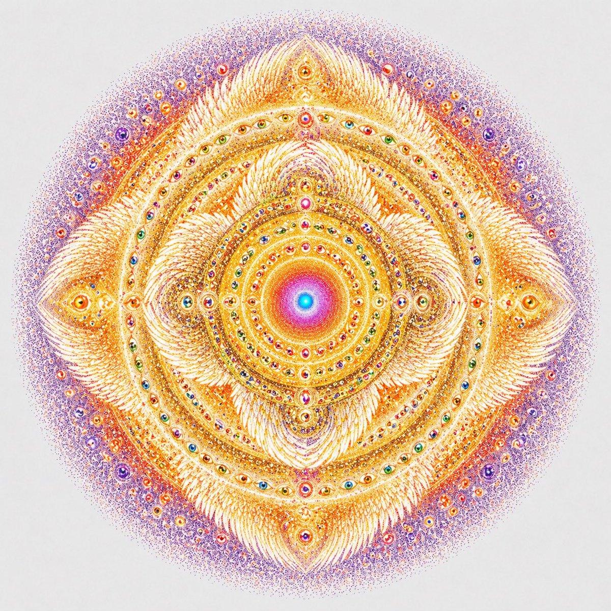 Visionary Eye Mandala - AI image template preview