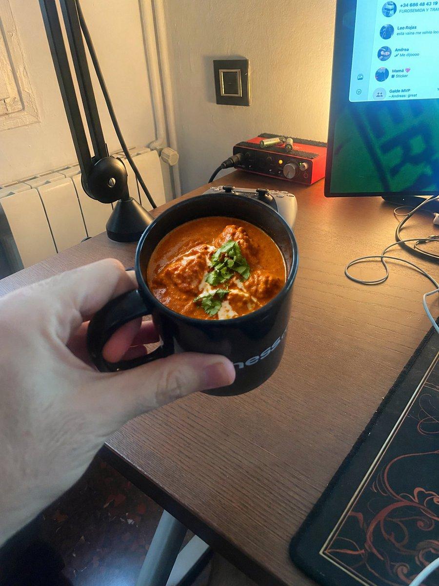 Chicken Tikka Masala Mug Desk Photo - AI image template preview