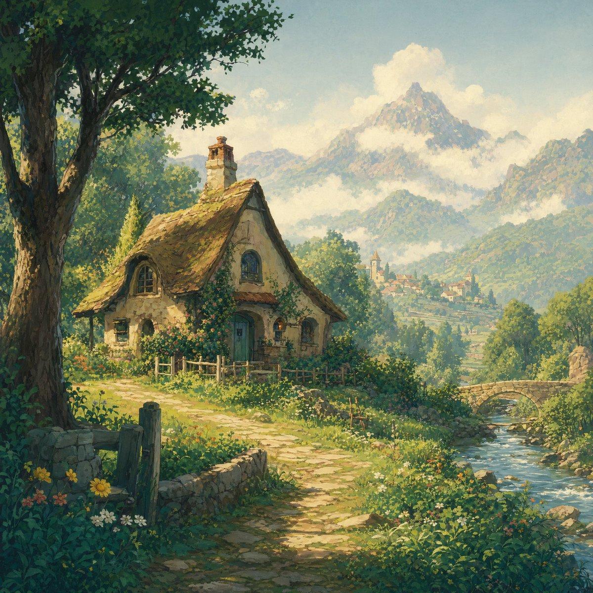 Fairytale Cottage in an Alpine Valley preview