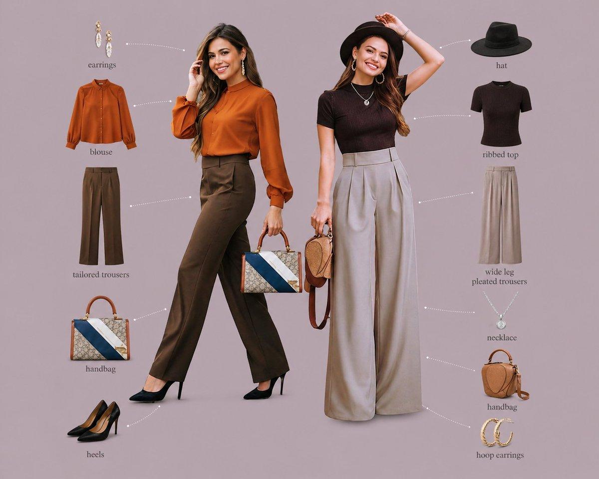 Fashion Editorial Infographic Prompt - AI image template preview