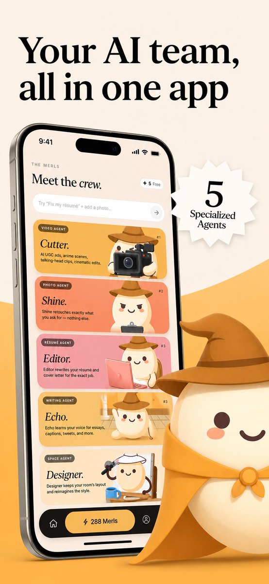 AI Team App Poster - AI image template preview