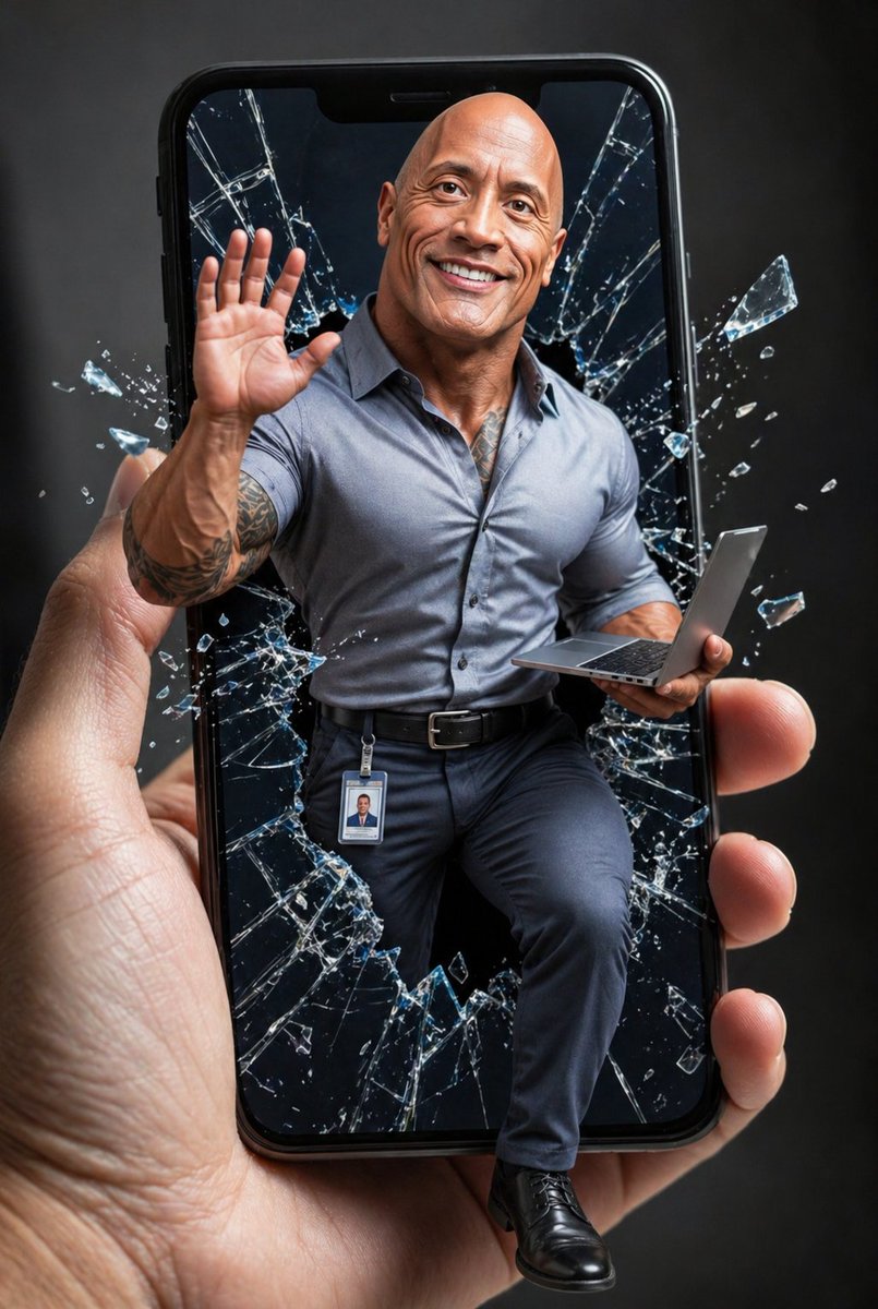 Hyper-Realistic 3D Celebrity Meme Caricature - AI image template preview