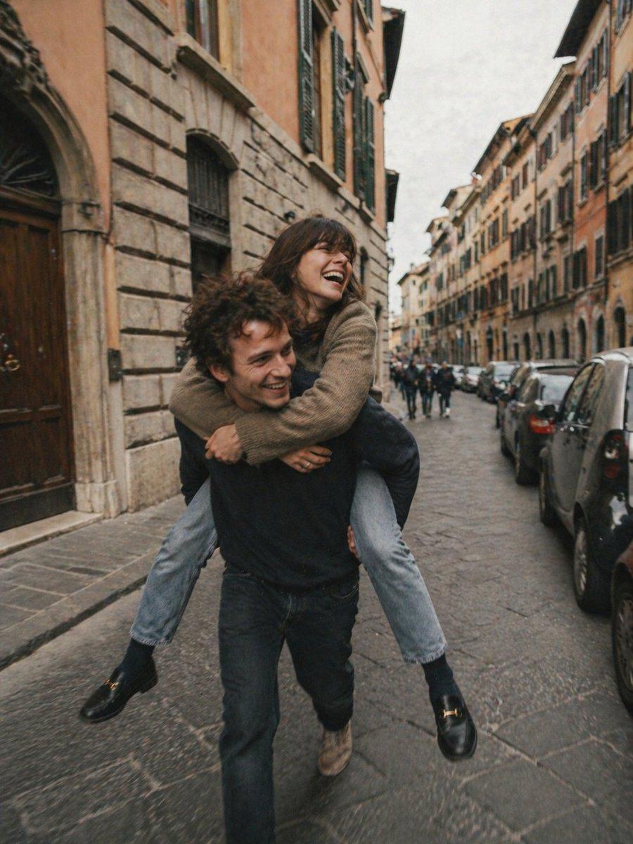 Candid European Street Photography - AI image template preview