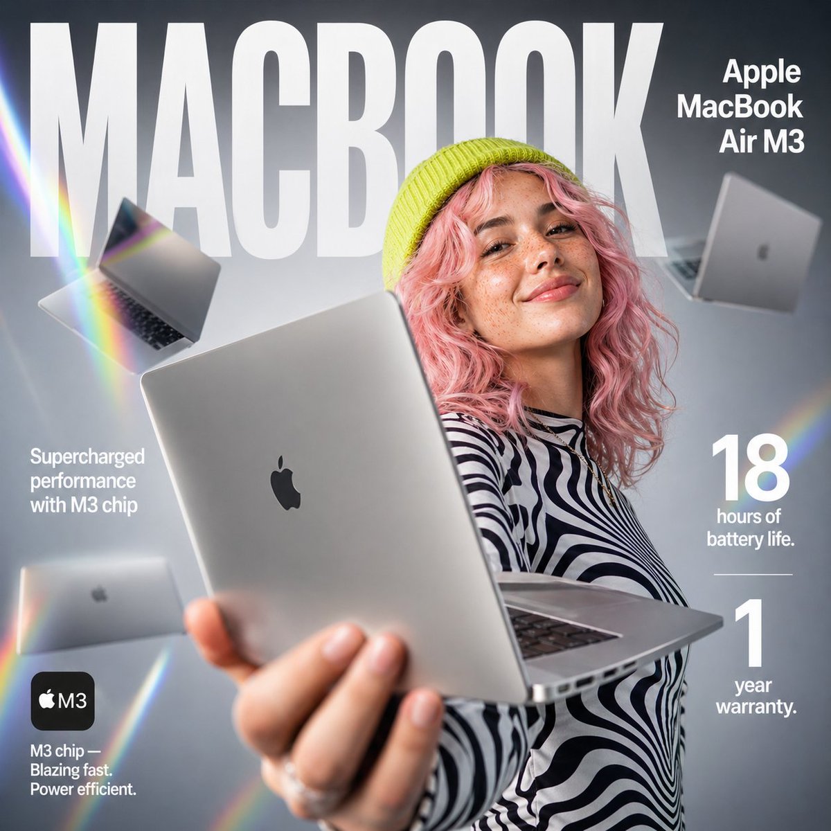 E-commerce Tech Infographic - AI image template preview