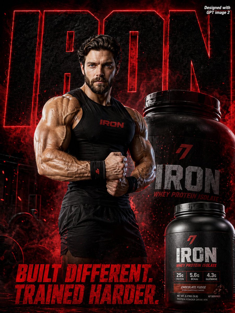 Supplement Brand Ad Campaign - AI image template preview