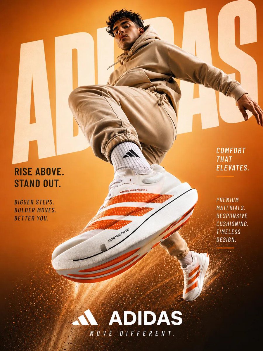 Dynamic Sportswear Product Photography - AI image template preview