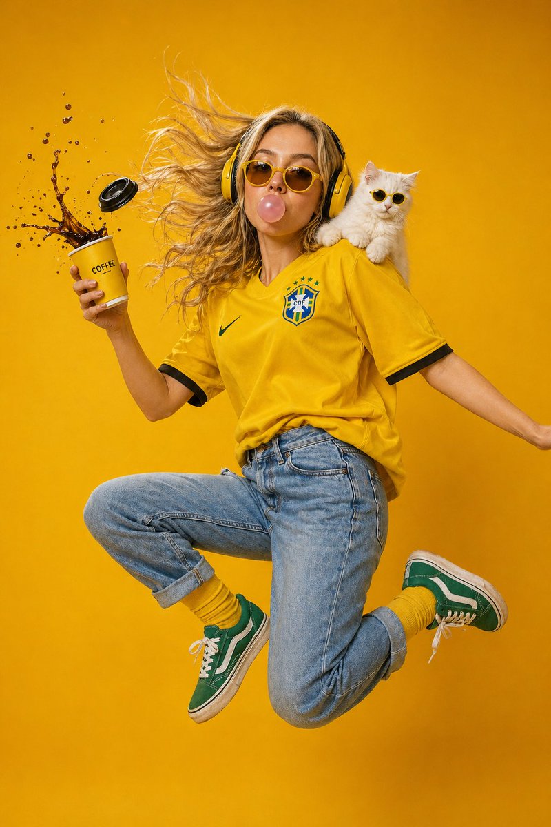 Surreal Studio Fashion Portrait - AI image template preview