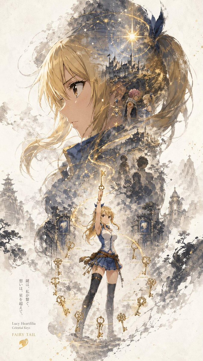 Double Exposure Character Poster Prompt - AI image template preview