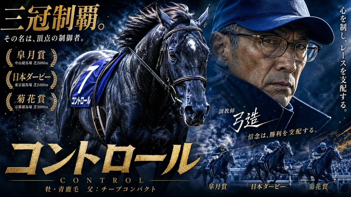 Fictional Triple Crown Horse Poster preview