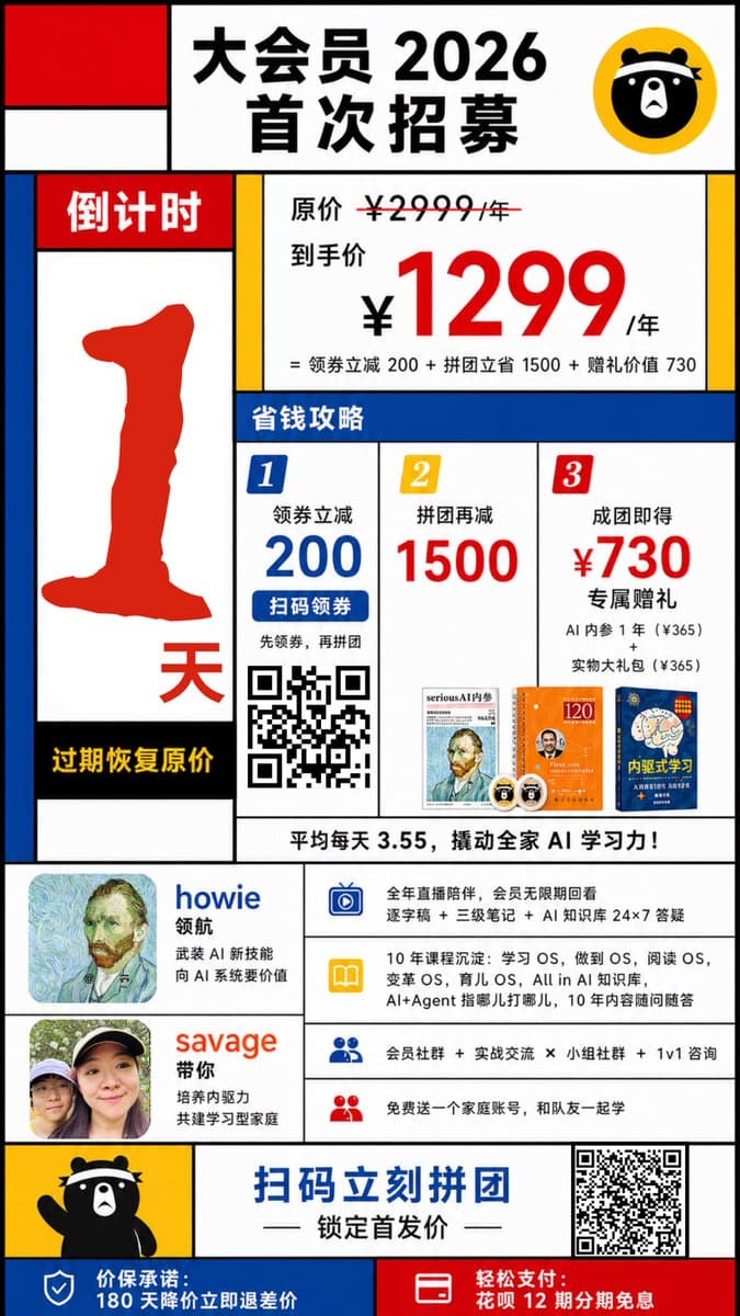 Mondrian-Style Chinese Promo Poster - AI image template preview