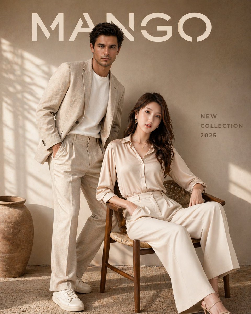 Luxury Fashion Brand Advertisement - AI image template preview
