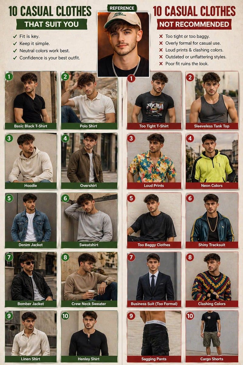 Casual fashion lookbook poster prompt - AI image template preview