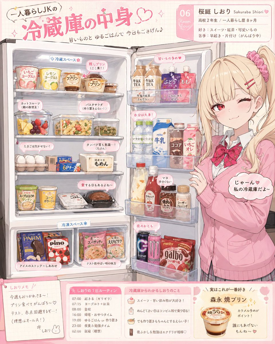 Character Refrigerator Breakdown - AI image template preview