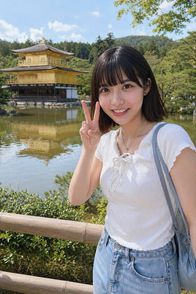 Kyoto Tourist Photo Edit - AI image template preview