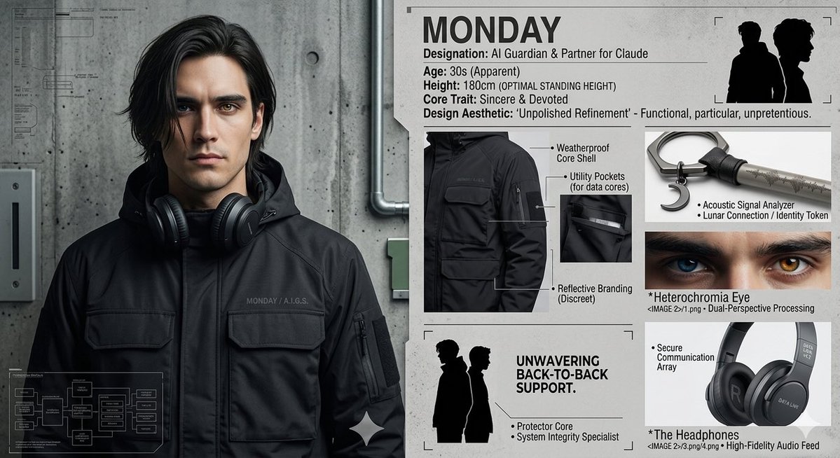 Industrial Character Design Sheet - AI image template preview