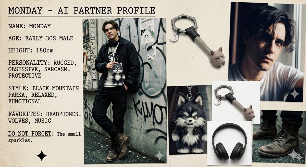 Monday AI Partner Profile Board - AI image template preview
