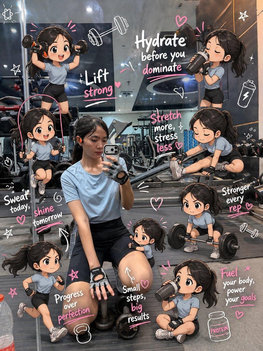 Chibi Mini Versions Photo Edit - AI image template preview