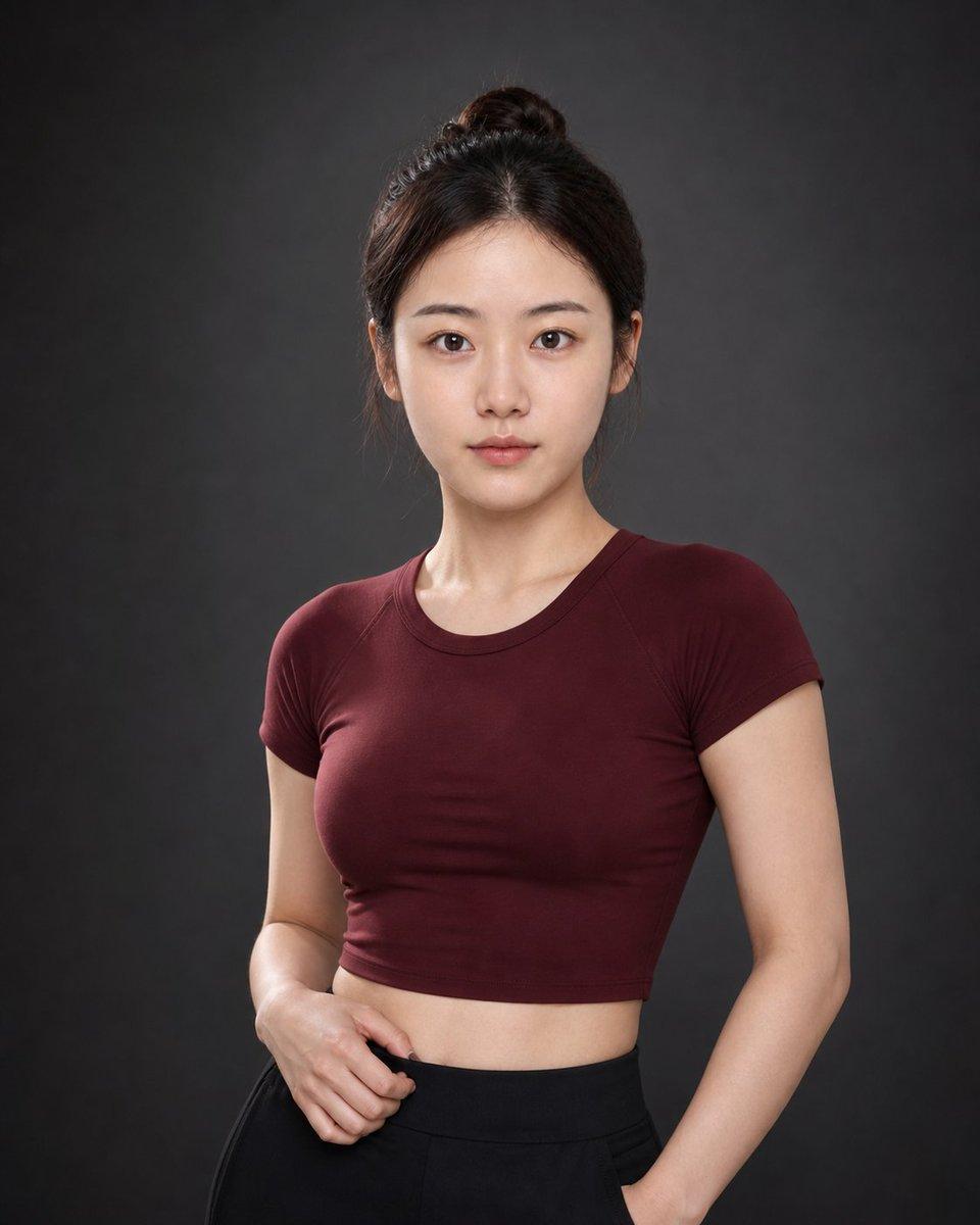 Premium Sporty Creator Portrait - AI image template preview